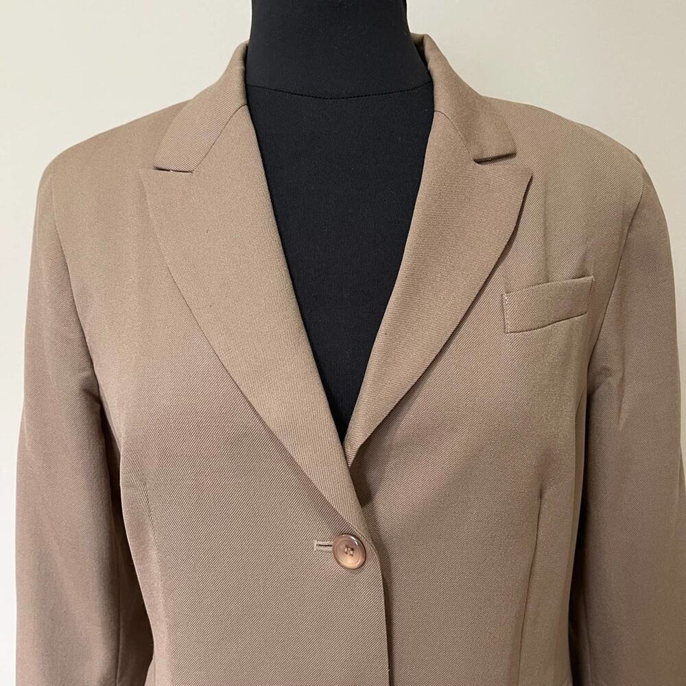 Pendleton Two Button Blazer Jacket Brown Tan Size… - image 3